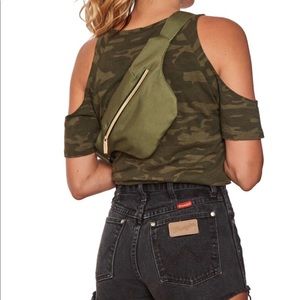 Lulu Dharma Green Hip Bag